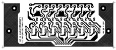 TRIAC MASTER of PICmicro 220V Blinker (Copper side)